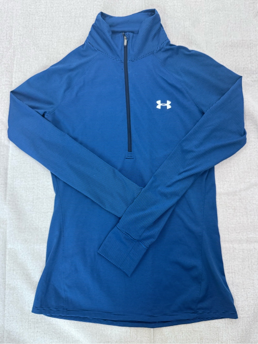 Under Armour Men's Royal Blue Long-Sleeve Quarter-Zip Performance Top